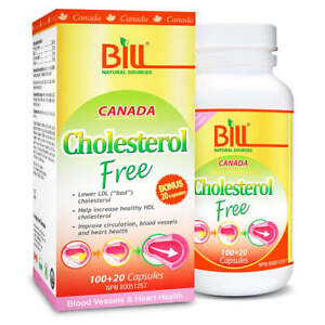 Bill Natural Sources Cholesterol-Free Formula Lower Blood Total 120 Capsules NEW