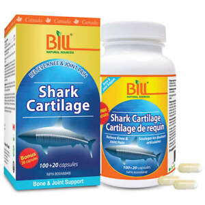 Bill Natural Sources Shark Cartilage Chondroitin Bone Joint Pain 120 Caps NEW