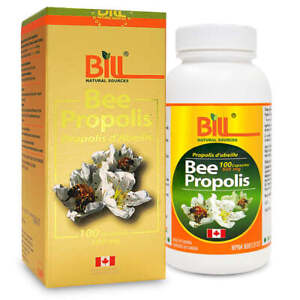 Bill Natural Sources Bee Propolis 500mg Natural Immune Booster 100 Capsules NEW