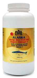 Bill Natural Sources Alaska Deep Sea Fish Oil Super Omega 3 300 Caps 1000mg NEW