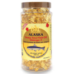 Bill Natural Sources Alaska Deep Sea Fish Oil Omega-3 1000mg 200 Softgels NEW