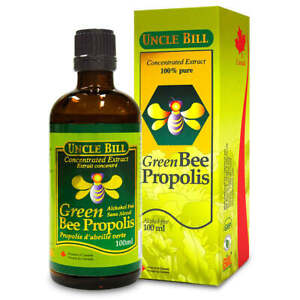 Bill Natural Sources Green Bee Propolis Alcohol Free Sore Throat Resin 100ml NEW