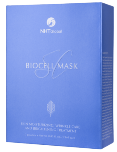 NHT Global BioCell SC Hydrating Mask 7 pcs 25 ml ea. Anti-aging Fruit Plant NEW