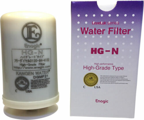 Cartucho de reemplazo de filtro de agua de alta calidad Enagic HG-N Leveluk Japón NUEVO