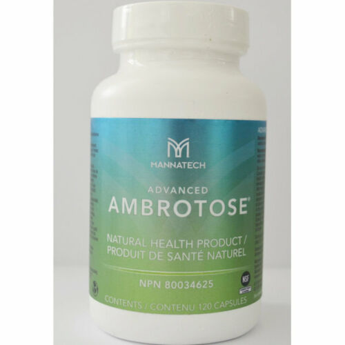 Mannatech Advanced Ambrotose 120 Capsules Better Cellular Health Enhancer NEW